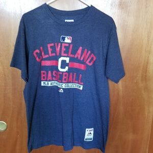 Majestic MLB Authentic Cleveland Indians T-Shirt